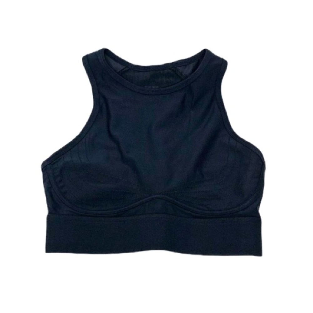 Fabletics Blare High Impact Black Sports Bra Adjustable Back Closure New Nwt